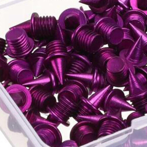 (Purple) 60 stk. friidrettspigger for voksne, røde 2