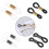(Black) Glasses Chain Rubber Ring Non Slip DIY Connector Strap Eyelets Rope Accessories 4