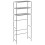 vidaXL washing machine shelf silver 69x28x169 cm 2