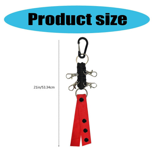 (pink with black) Adjustable Plastic Pom Holder Strap for Cheerleading Backpack Black with Red 2