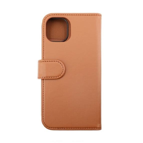 iPhone 15 wallet case with magnet brown 1