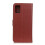 Samsung Galaxy A02s litchi leather case brown 3