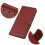 Samsung Galaxy A02s litchi leather case brown 5