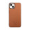iPhone 15 wallet case with magnet brown 4