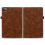 Samsung Galaxy Tab A9+ case embossed leather brown 2