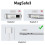 Cable de carga magnético USB C a MagSafe 3 (140 W), cable de carga magnético 3