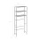 vidaXL washing machine shelf silver 69x28x169 cm 8