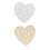 Heart Coasters Gold 4-Pack 2