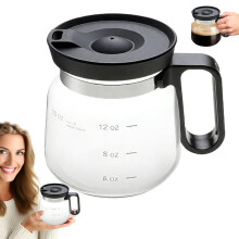 Mug à café en verre style cafetière 473 ml (16 oz)