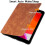 DG.MING iPad 10.2 case with pen holder brown 3