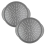 Salter Salter Pizza Pan Tray 2 Pack Non-Stick with Handles Perforated Crisper Base 37cm 2