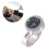 Analog Watch for Motorbikes Silver 1 Piece 5