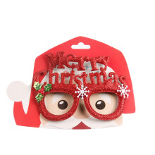 Occhiali da festa natalizia con tema albero di Natale (1 paio)