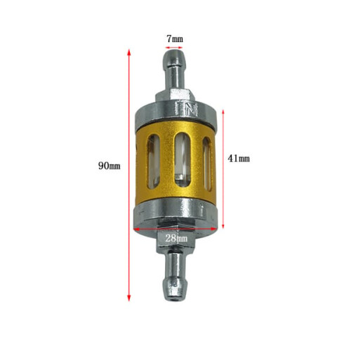 Universal fuel filter for ATV motorcycle blue 1