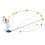 (orange) Blue Tennis Trainer Rebounder with String Ball Self-Practice Tool 4