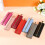 Leather pencil case red adult soft 1 piece 7