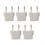 Aceovo European Adapter Black 5-Pack 8