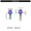 (Titanium cone head) M5x12mm Bolts for Cycling Accessories Lightweight Secure Fit Easy Setup 5
