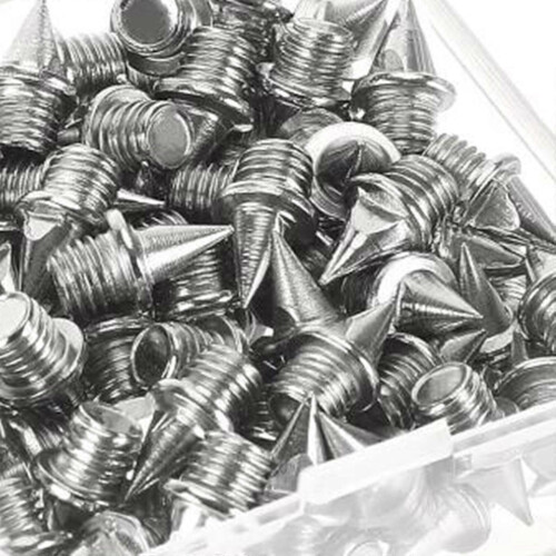 (Silver, Spikes Thread 5mm) 60 stk. pigger til treningssko for voksne 2