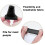 (black) 10-Pack Finger Sleeves Thumb Splint Elastic Tape Compression Protector Pain Relief 3