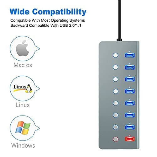 7-Port USB Hub with Power Delivery 3.0 1