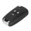 Chevrolet remote key shell black 3-button 2