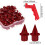 (Red, Spikes Thread 5mm) 60 stk. pigger til treningssko for voksne 2