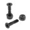 (White) Skateboard Spring Bridge Bracket Surf Rail Adapter Truck Black 2