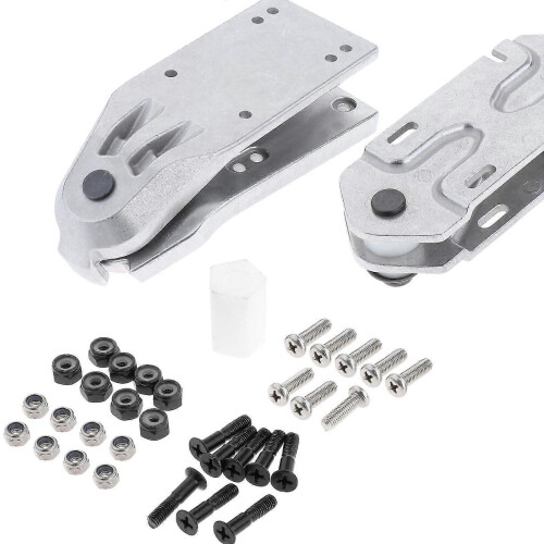 (White) Skateboard Spring Bridge Bracket Surf Rail Adapter Truck Black 2