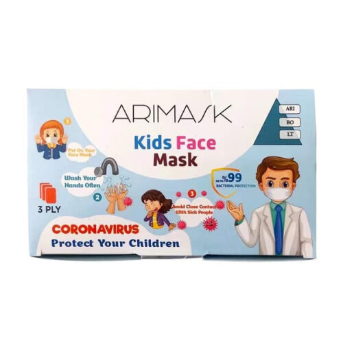 Children's Mouth Mask CE-Marked 3-Layer 50 pcs 2
