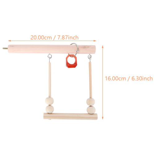 Parrot Cage Swing Stand Khaki 20 x 16 cm 1