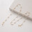 Glasses Cord Beads Heart Pearl Chenille 1 Pair 3