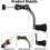 Fishing Spinning Reel Handle Full Metal 2pcs 2