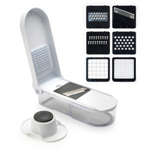 Salter Salter Food Chopper Multifunctional Mandoline Slice 6 Interchangeable Blades 1
