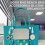 (Blue) Multipurpose Silicone Storage Bag Zippered Strap for Beach Phone & Small Item Soft Case 5