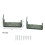 (L) Wall Mounted Snowboard Rack Easy Install Ski Display Rack 5