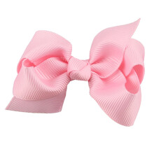 Pince à cheveux pour fille, nœud papillon, bec de canard, unie, 1 pièce
