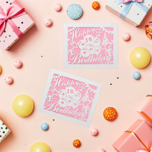 Cartes de vœux pour le 16e anniversaire OUNONA avec enveloppes - 10 lots