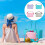(Gray) Multipurpose Silicone Storage Bag Zippered Strap for Beach Phone & Small Item Soft Case 2