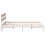 VidaXL vidaXL Bed Frame with Headboard White 150 x 200 cm Solid Pine wood 3