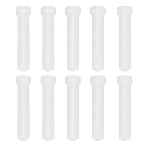 Kunststoff-T-Stift-Formzubehör Weiß 20 Stück