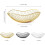 Gold Metal Fruit Bowl Openwork Design 25 x 10 cm 2