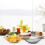 Gold Metal Fruit Bowl Openwork Design 25 x 10 cm 4