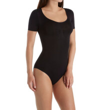 Damskie body SlimMe typu brief, czarne, rozmiar L