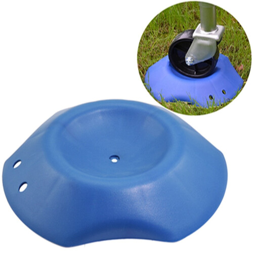 Portable wheel chocks PP plastic blue 2-pack