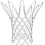 Basketball Net Nylon Polyester White 2
