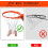 Basketball Net Nylon Polyester White 5