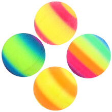 OUNONA rainbow playground ball set 4 pcs