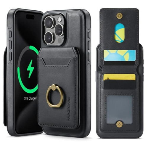 MagSafe phone case for iPhone 15 Pro Max olive green 1