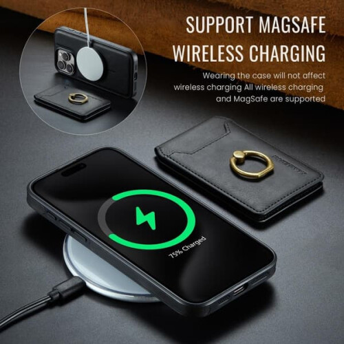 MagSafe phone case for iPhone 15 Pro Max olive green 2